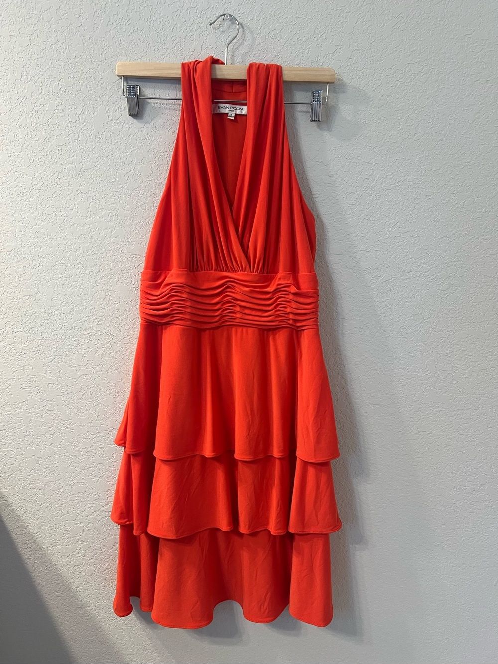 Evan Picone Women's Formal Dress Calypso‎ Red Size 6